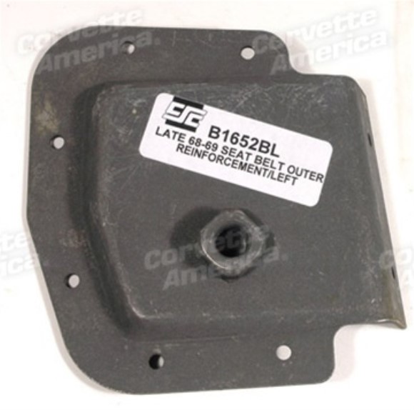 Seat Belt Reinforcement. Underbody Outer LH 68-69