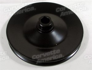 Power Steering Pump Pulley. Stamped Steel 63-74