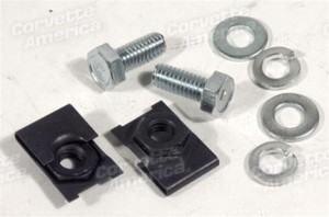 Fan Shroud Extension Bolt & Nut Kit. W/Air Conditioning 8 Piece 66-67