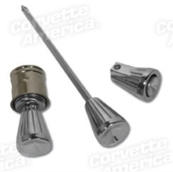 Dash Knobs. Headlight/Wiper/Lighter 3 Piece Set 63