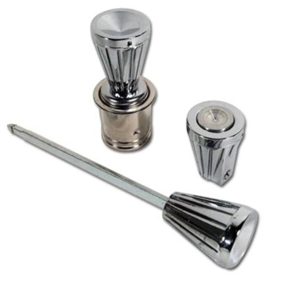 Dash Knobs. Headlight/Wiper/Lighter 3 Piece Set 64