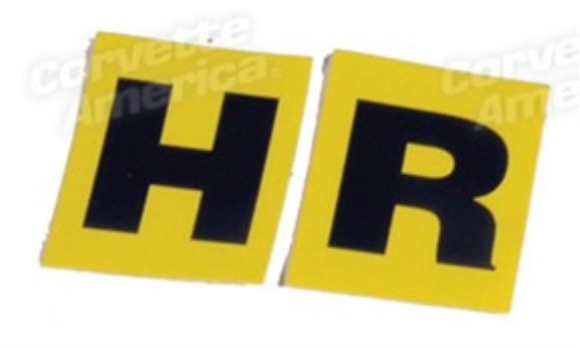 Decal. Valve Cover Engine Code-Hr-300 K19 Automatic 66-67