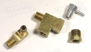 Intake Vacuum Fitting. Power Brake & Air Conditioning 4Spd & Auto 64