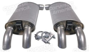 Mufflers. Aluminized With Tips 84
