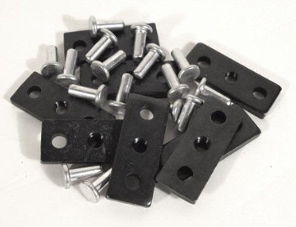 Filler Panel Nut Plate & Rivet Set. 63-67