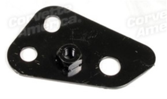 Hood Latch Bracket. LH 84-96