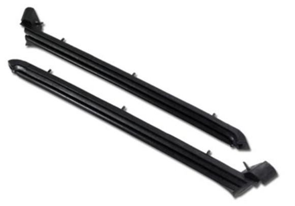 Weatherstrip. Convertible Top Vertical Side Rails 63-67