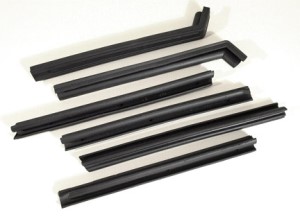 Weatherstrip Kit Convertible Top Side Rail - USA 56-62