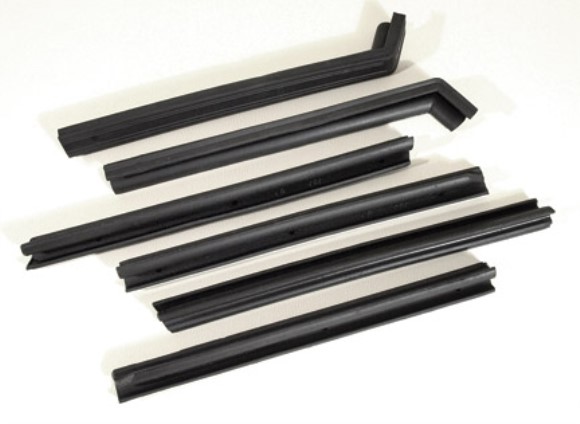 Weatherstrip Kit Convertible Top Side Rail - USA 56-62