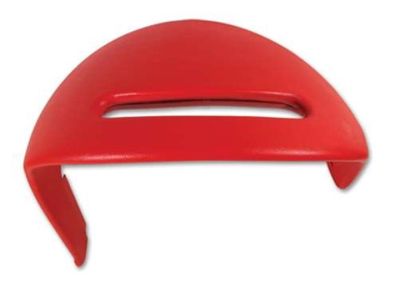 Dash Pad. Red 4 Hole RH 63-64