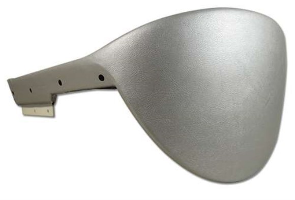 Dash Pad. Silver LH 65-66