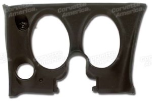 Dash Pad. Black Lower LH 71-76