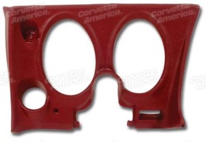 Dash Pad. Oxblood Lower LH With Air Conditioner 74-75