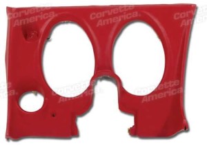 Dash Pad. Red Lower LH 77