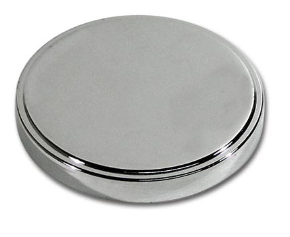 Master Cylinder Reservoir Cap Cover. Chrome 92-13