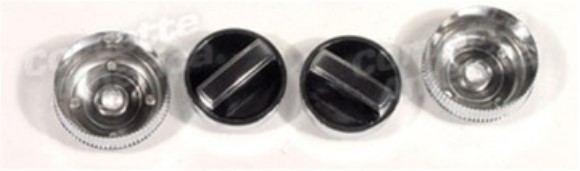 Radio Knobs. 4 Piece Set 68