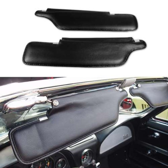 Sunvisors. Black Convertible 67