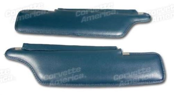 Sunvisors. Teal Convertible 67