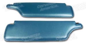 Sunvisors. Bright Blue Coupe 67