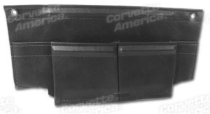 Map Pocket. Black 69-77