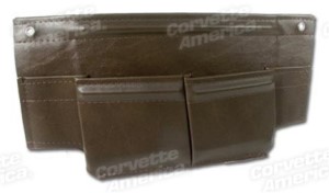 Map Pocket. Dark Brown 76-77