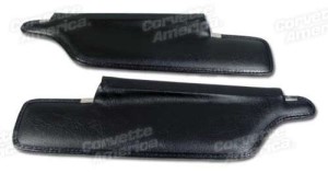 Sunvisors. Black Convertible & 63 Coupe 63-64