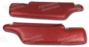 Sunvisors. Red Convertible & 63 Coupe 63-64