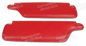 Sunvisors. Red Coupe 64