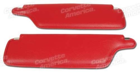Sunvisors. Red Coupe 64