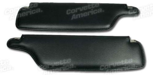 Sunvisors. Green Coupe 65-66