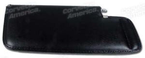 Sunvisor. Black LH Telescopic With Rod 79-81