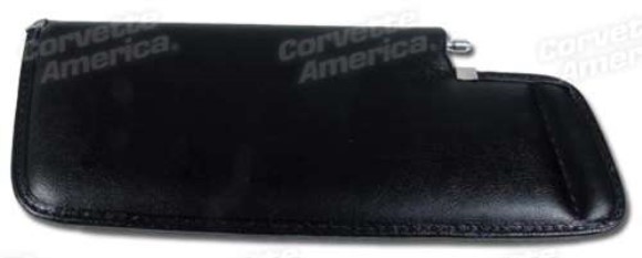 Sunvisor. Black LH Telescopic With Rod 79-81