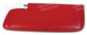 Sunvisor. Red LH Telescopic With Rod 79-81