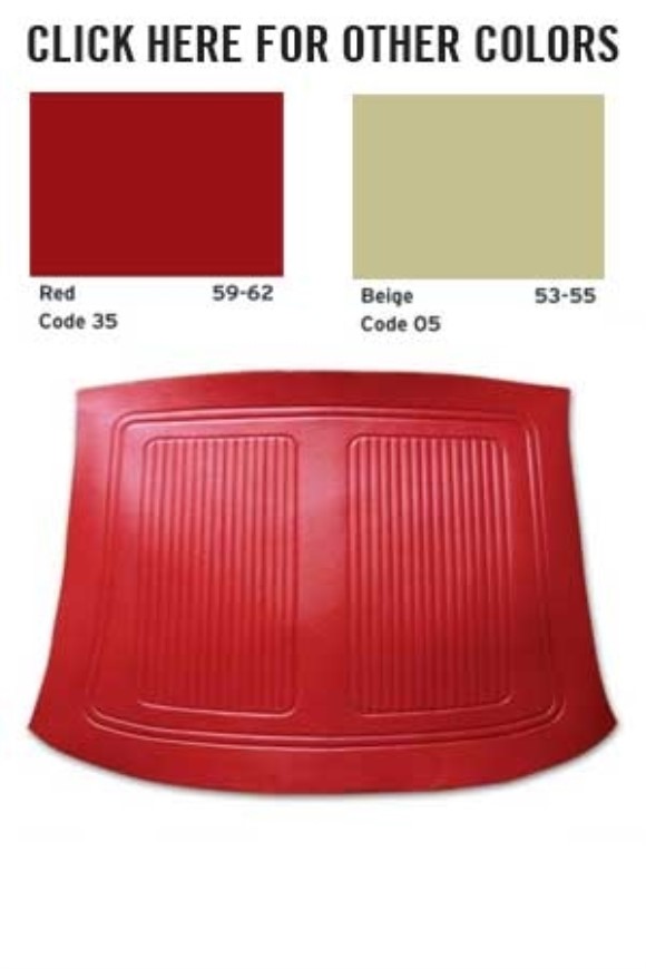 Hardtop Headliner. Red 56-57
