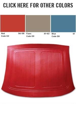 Hardtop Headliner. Red 58