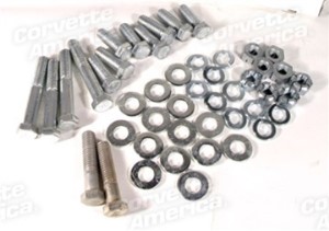 Rear Bumper Bolt Kit. Correct 46 Piece 58-60