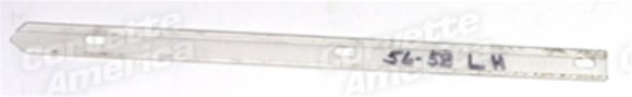 Hardtop Rear Window Side Molding Retainer Strip. LH 56-58