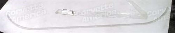 Hardtop Rear Window Lower Molding Retainer Strip. 56-58