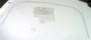 Hardtop Rear Window Lower Molding Retainer Strip. 59-60