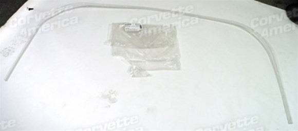 Hardtop Rear Window Lower Molding Retainer Strip. 59-60