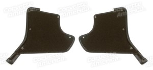 Kick Panels With Carpet. Black 63-64