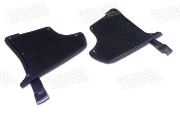 Kick Panels With Carpet. Dark Blue 63-64