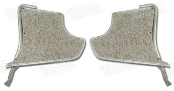 Kick Panels With Carpet. Silver 63-64