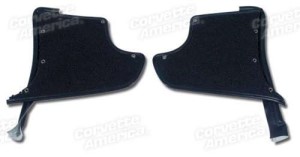 Kick Panels With Carpet. Dark Blue 66