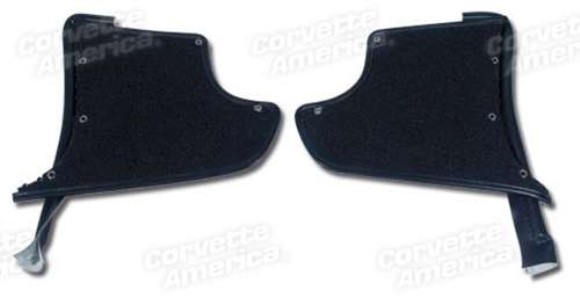 Kick Panels With Carpet. Dark Blue 66