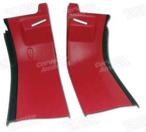 Rear Coupe Roof Panels. Red 80-81