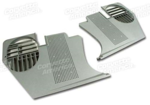 Kick Panels - Silver 74-75
