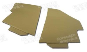 Shift Console Side Trim. Light Saddle 70-72