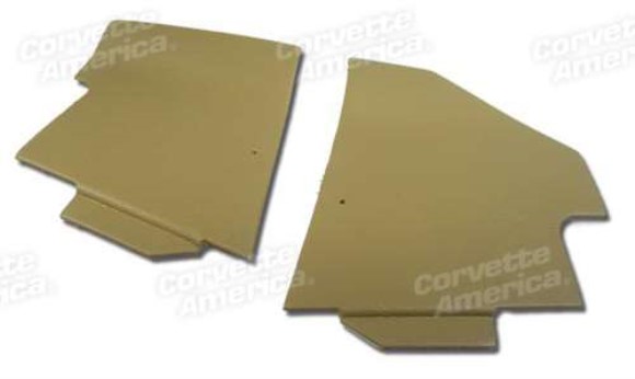 Shift Console Side Trim. Light Saddle 70-72
