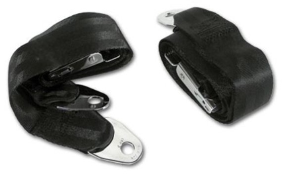 Seat Belts. Black 59-62